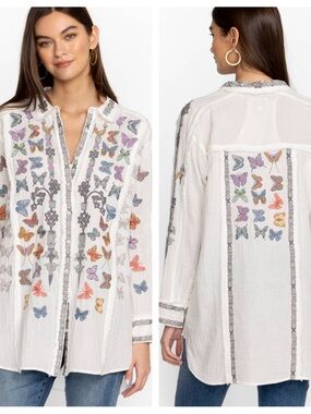 Johnny Was TALIA  Butterfly tunic